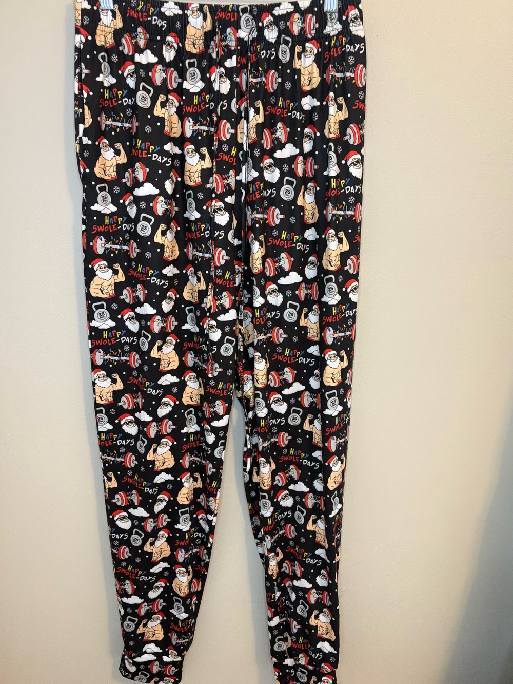 Main Local Happy Swole-Days Christmas Pajama Pants Men’s Medium